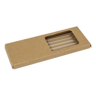 Borosip glass straw set Transparent
