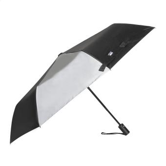 Radians Fold Reflektierender RPET-Regenschirm Schwarz