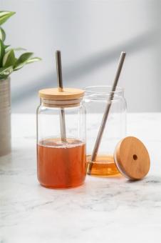 Frappu Einmachglas-Becher Natur
