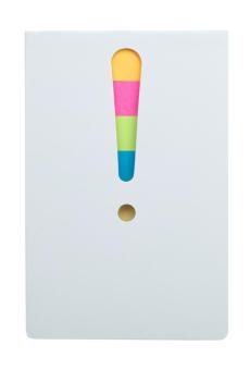 Exclam sticky notepad White