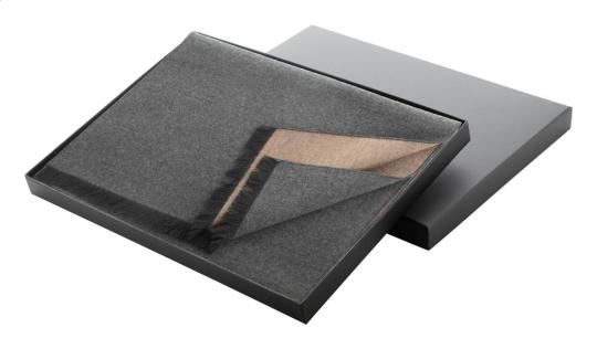 Chamonix men's scarf, cream Cream,grey