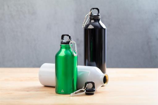 Raluto XL recycled aluminium bottle Black
