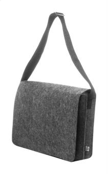 Refelt Courier Umschlagtasche aus RPET-Filz Dunkelgrau