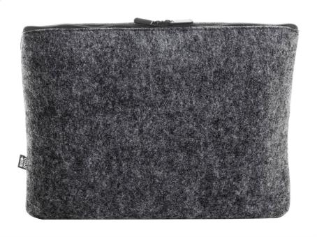 Refelt Comp RPET-Filz-Laptoptasche Dunkelgrau
