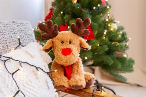 Nordeer RPET plush reindeer Brown