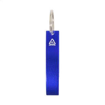 Ellopi bottle opener keyring Aztec blue