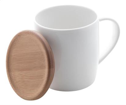 Hestia porcelain mug White