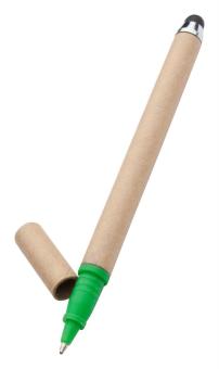 EcoTouch Recycling Touchpen und Kugelschreiber, natur Natur,grün