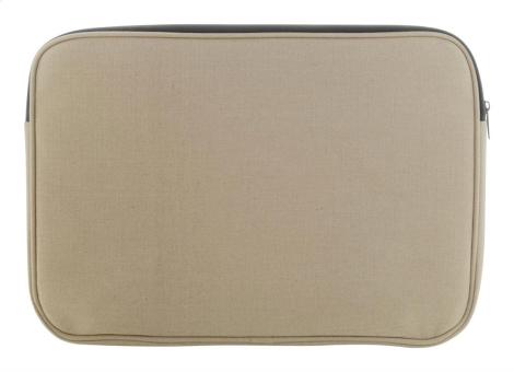 Rebyss Comp recycled canvas laptop bag Fawn