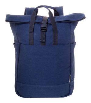 Rebyss Roll Recycelten Canvas Rucksack Dunkelblau
