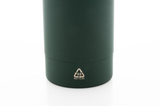 Rubbar Flasche aus recyceltem Edelstahl Grün
