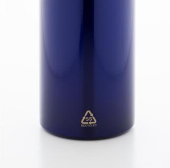 Ressuto Flasche aus recyceltem Edelstahl Blau