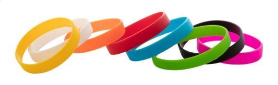 Wristy silicone wristband Black