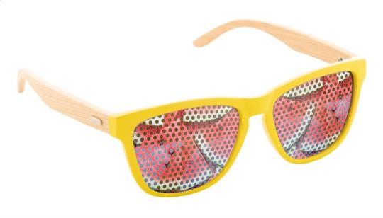 Colobus Sonnenbrille Natur gelb