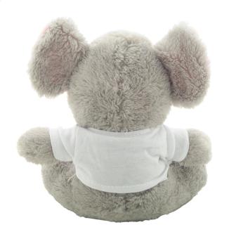 Retrump RPET plush elephant Convoy grey