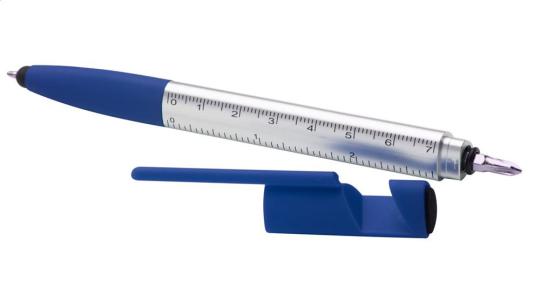 Handy touch ballpoint pen Blue/silver