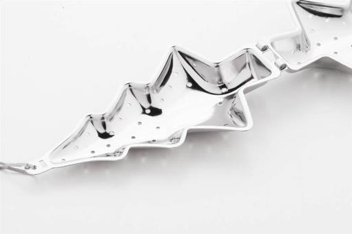 Suodatee Christmas tea infuser, Christmas tree Silver/black pusher