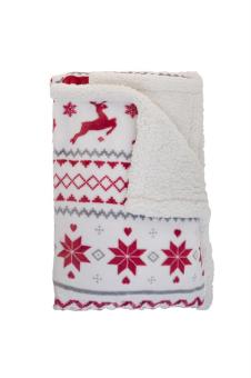 Hobborn RPET Christmas blanket Multicolor