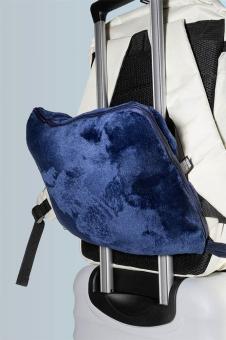 Napwrap 2in1 Reisedecke und -kissen Dunkelblau