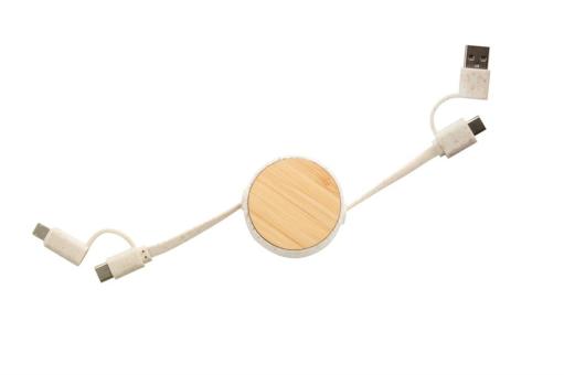 Komugo USB Ladekabel Natur