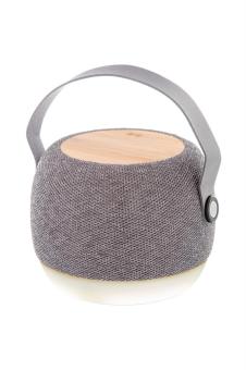 Lumifi Bluetooth-Lautsprecher und Ladegerät Grau