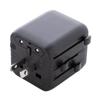 Jetsetter Pico RPC-Reiseadapter Schwarz