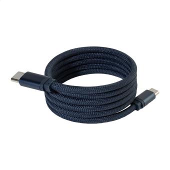 Magsle Magnetisches 60W USB-C-Kabel Dunkelblau