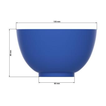 Cereal bowl "1 Colour" matt finish American red