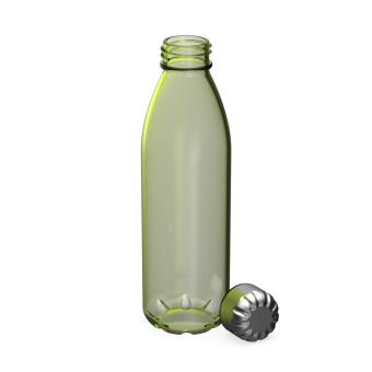 Glass bottle "Colare", 0.60 l Transparent green