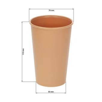 Drinking cup "ToGo" 0.3 l Brown