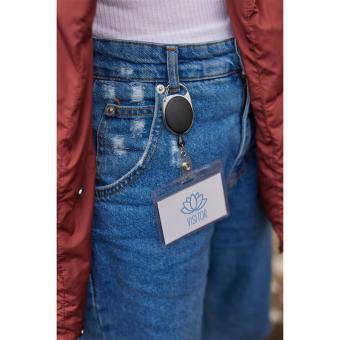 Badge holder "Badge" Black/silver