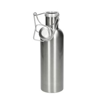 Trinkflasche "Denali", 0,8 l Silber