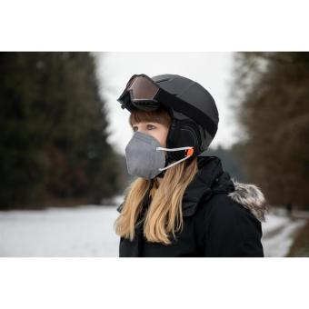 Maskenhalterung "Helm" 2er Set Orange
