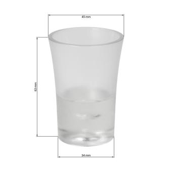 Schnapsglas "Frosted", 2 cl Transparent