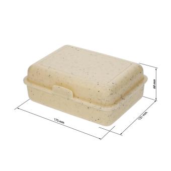 Vorratsdose "School-Box" groß, ISCC-zertifiziert Beige