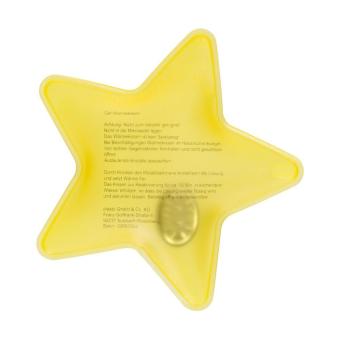 Gel heating pad "Star", small Yellow