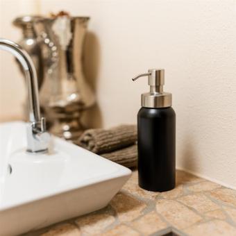 Aluminium soap dispenser "Superior Black