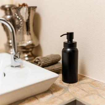 Aluminium soap dispenser "Deluxe" Black