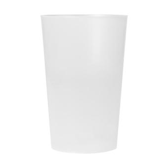 Drinking cup "Vital" 500ml Milky transparent
