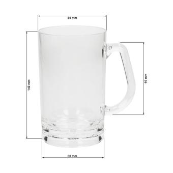 Bierglas "Vista" Schwarz matt