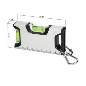 Wasserwaage "Misura" 10,5 cm Weiß