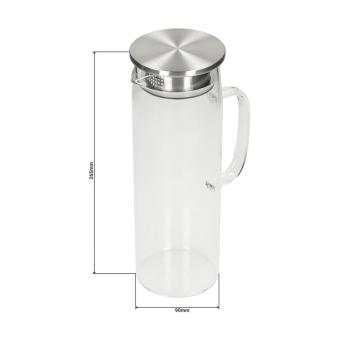 ‘Vivara’ glass carafe, 1.5 l Transparent