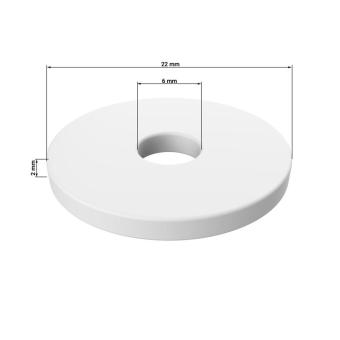 Einkaufswagenchip "1 Euro" Silber