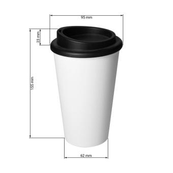 Kaffeebecher "Premium" Weiß