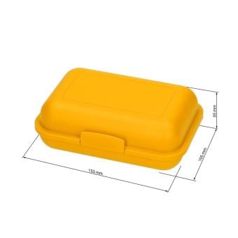 Lunch box "Break" Milky transparent
