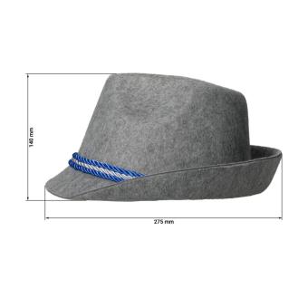 Trachtenhut "Felt" Bavaria Grau