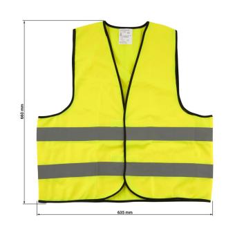 Safety vest "Standard" poly bag Neon/orange