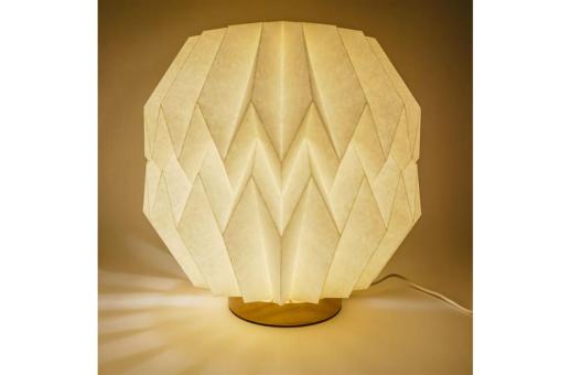 Coollux foldable Origami-inspired paper LED lamp Luna 25cm Nature