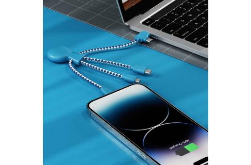 2081 | Xoopar Mr. Bio Charging cable Aztec blue