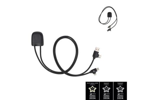 Enjoy Technology 4034 - Xoopar Ice-Tag Kabel wird mit Find My Tracker geliefert Schwarz